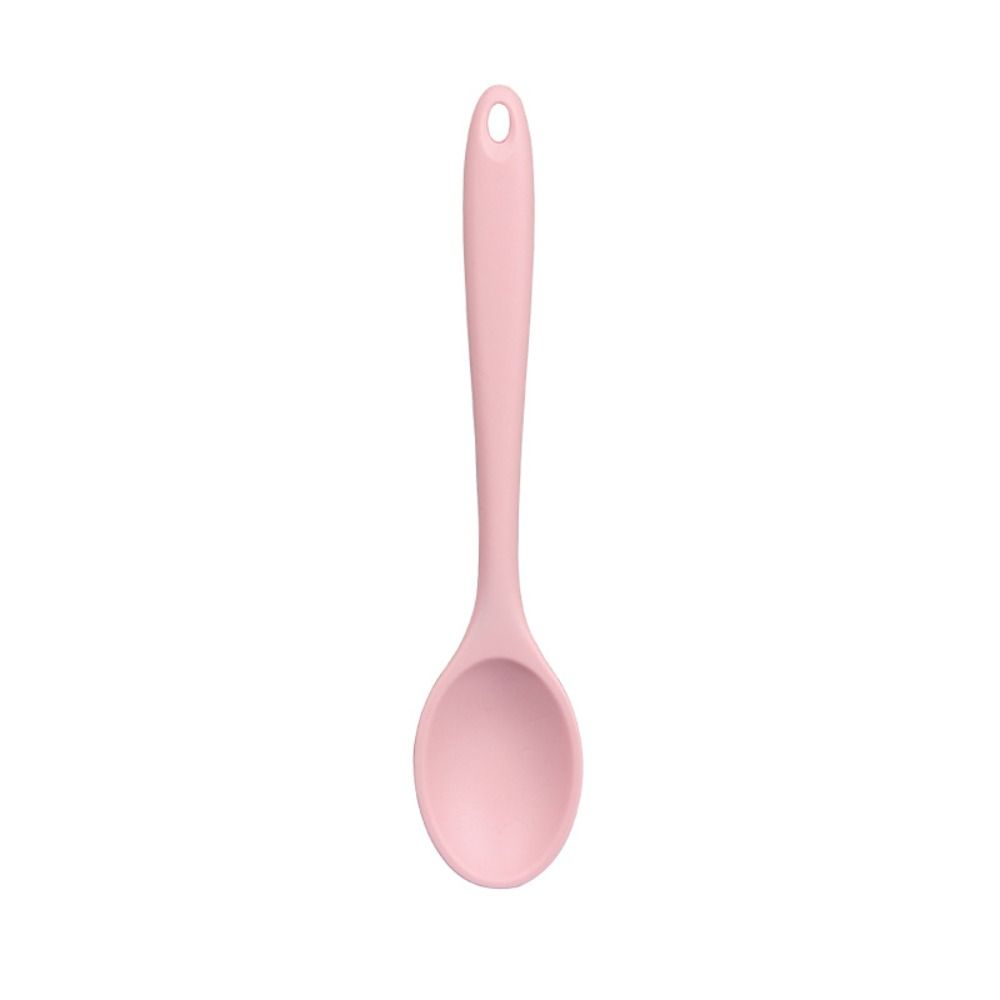 Heat Resistant Mixing Spoons Non-stick Spoon Stirring Spoon Silicone Spoon  Kitchen Supplies