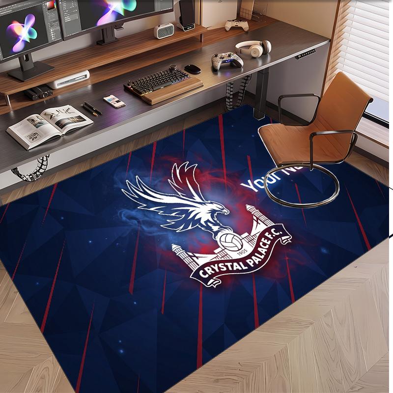 Personalized Crystal Velvet Carpet Crystal Palace Pattern Non Slip Floor Rug