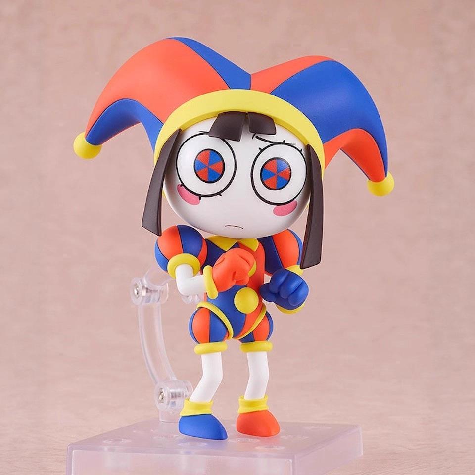 Amazing Digital Circus Pomni Clown Q Version Clay Action Figure with Changeable Face Boxed Collectible 2583#