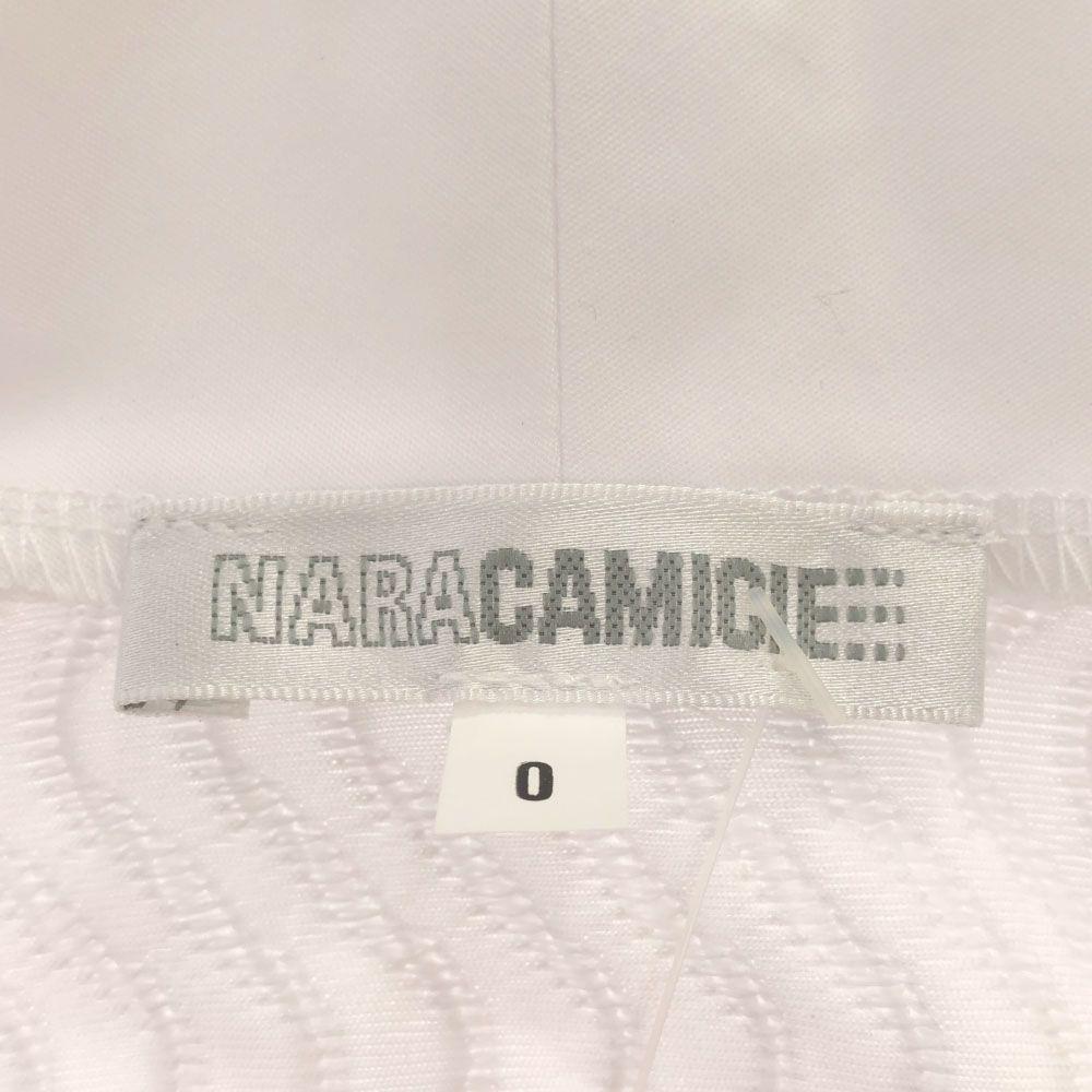 Неиспользованная белая рубашка NARACAMICIE с жаккардовым узором, с биркой, женская, б/у