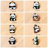 Fashion Jewelry Panda Lapel Pin Animal Shape Cartoon Panda Badge Cute Panda Brooch  Lady/Girls