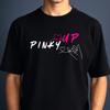 Розовая футболка с принтом 'Pinky Up' Милая футболка для лучших друзей Модная эстетичная ручной знак Хлопковый топ XL