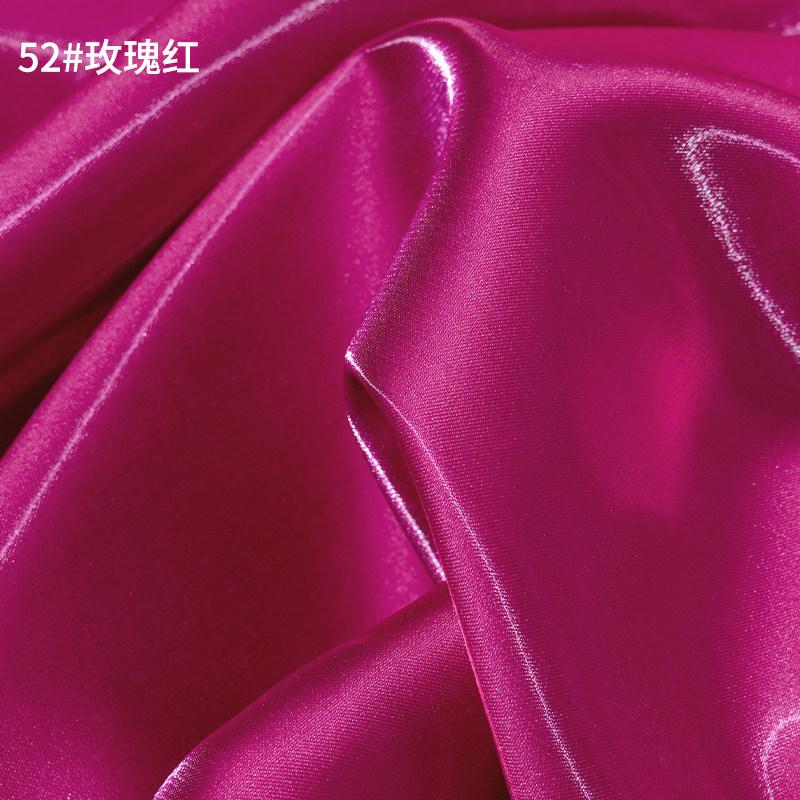Multi-Color Reflective Fabric Liquid Satin Glossy for Clothes Dresses Diy Hanfu Sewing Designer Smooth Silky Cloth Drape Summer