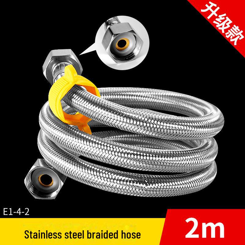 Шланг для подачи воды из стали с пластиковым покрытием для крана/обогревателя/туалета