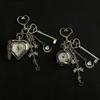 Fashion Style Hollow Heart Pocket Watch Couple Gift Pendant Jewelry Vintage Necklace  Men Women