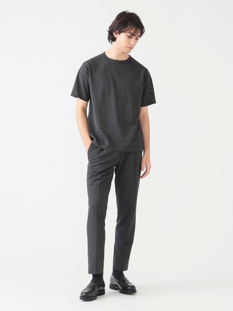 В:MING LIFE STORE by BEAMS Футболка с коротким рукавом Breeze Cool(р) Сетчатая футболка (Подходит для кооператива), Мужской, угольный, размер S