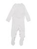 Organic Velveteen Graphic Footie White [L'ovedbaby] 3-6m
