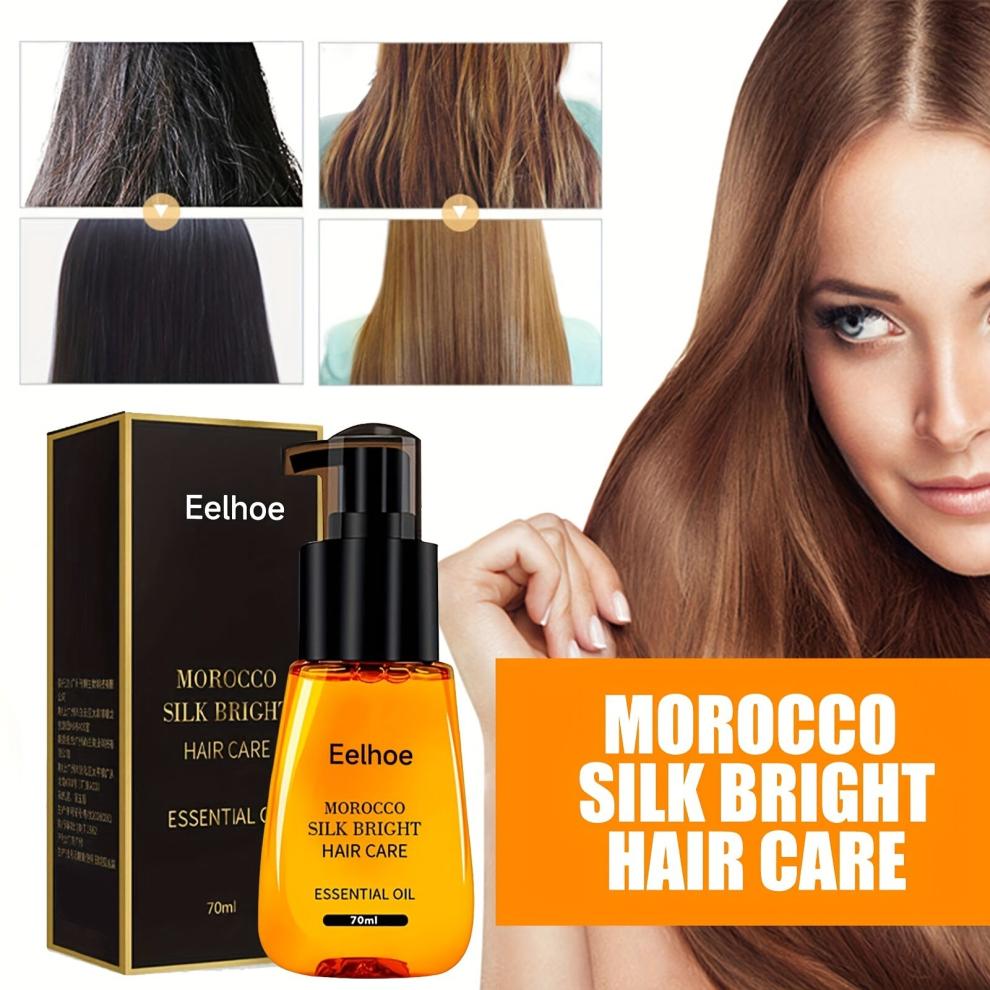 Anti-Frizz Haarserum Haarpflege Essential Marokko Seidenglanz Haarpflegeserum für die Reparatur von beschädigtem trockenem Haar