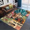 Name Custom Anime Dragonball Carpet Rug for Living Room Bedroom Home Sofa Decoration,Kids play Non-slip Floor Mat