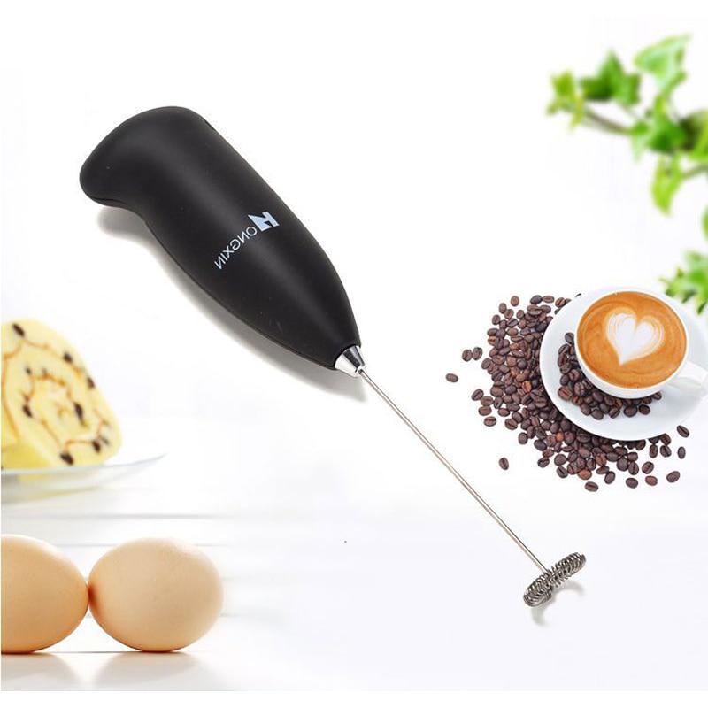 Milk Frother Automatic Handheld Foam Coffee Maker Whisk Milk Cappuccino Frother Portable Kitchen Coffee Blender