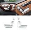 Compatible for E-Class W204 W205 W212 W218 X204 X166 GLK ML X156 C117 Car Seat Adjust Memory Unlock Button Cover Sticker