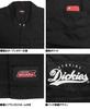 Оригинальная мужская рубашка Dickies с коротким рукавом, Большой размер, Твил, Рабочая рубашка с вышитым принтом, Размер 4XL, Черный (49)