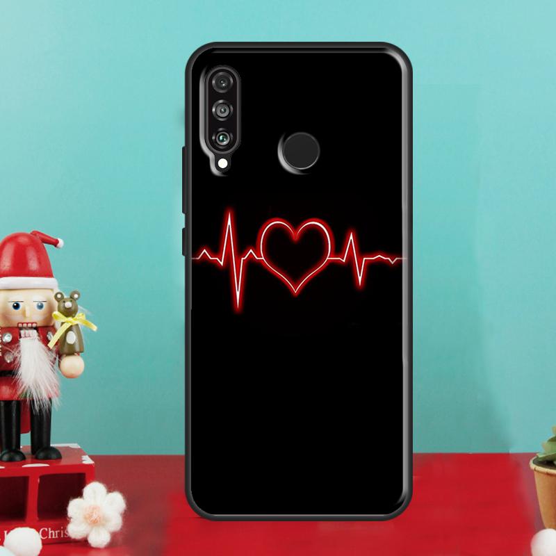 Чехол 'Сердцебиение медсестры' для Huawei Nova 12i 12s 11i 5T Y90 Y70 Y60 Y61 Y91 Y72 9 10 SE P60 Pro P20 P30 P40 Lite