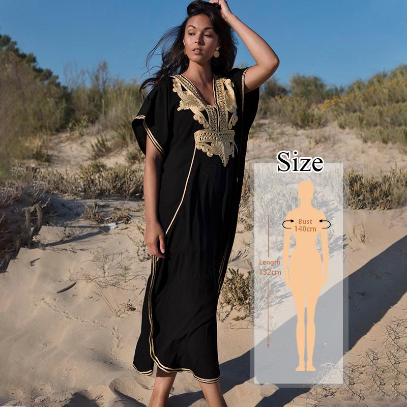 Женская пляжная туника свободного кроя