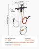 Gas Pilot Assembly, OE 2090-012, 2198-012, SRV2090-012 Fireplace Gas Pilot Assembly, Natural Gas Ignition Replacement, Fit Heatilator, Heat & Glo,