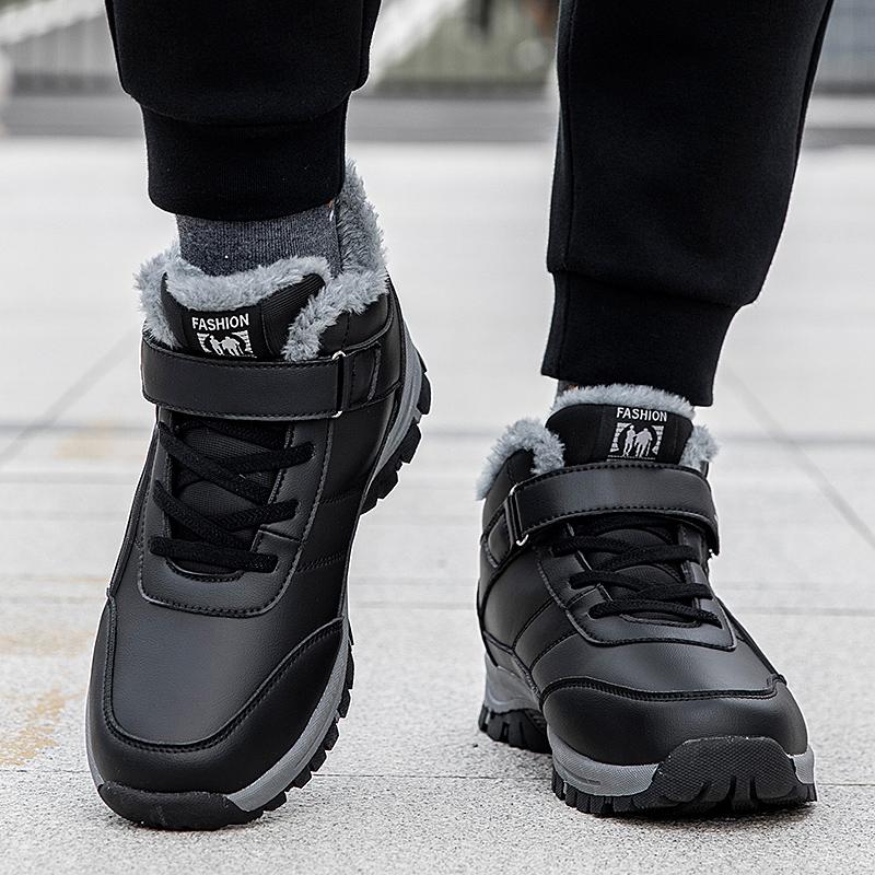 36-46 Пара Зимние Плюс Мягкие Теплые Ботинки Из Хлопка Зимние Ботинки Походная Обувь Обувь Для Пожилых Спортивная и Повседневная Обувь Из Хлопка