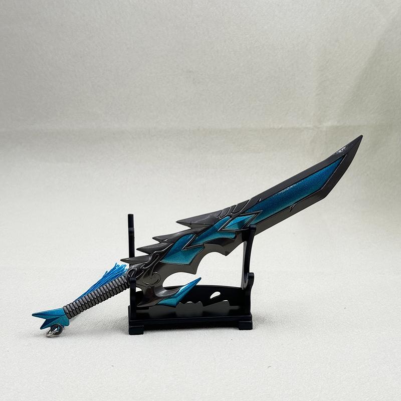 21cm The Unbreakable Will Anetheron WOW Game Peripherals Metal Sword WeaponsModel Home Ornament 1:6 Doll Equipment Craft Toy Boy