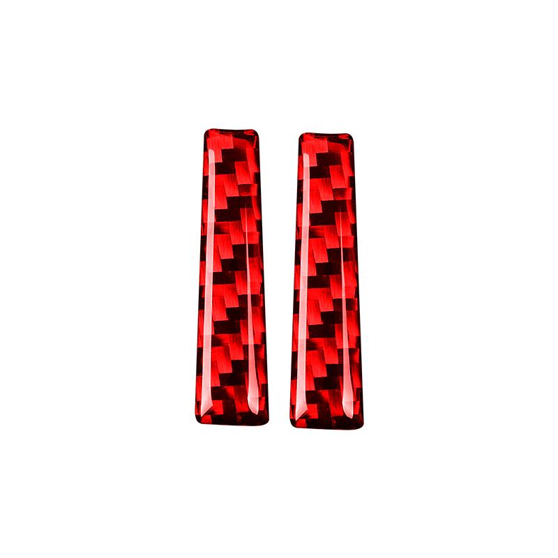 For Ford Mustang GT 2015-2021 Accessories Carbon Fiber Interior Car Gear Lever Both Sides Trim Cover Trim Sticker Decal Decor ybln9