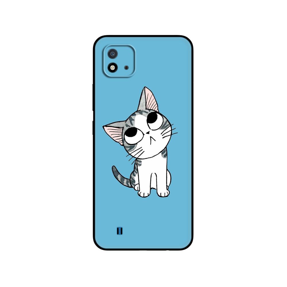 Силиконовый чехол для Realme C20, чехол для телефона OPPO RealmeC20 C 20, 6,5 дюйма, чехол-бампер, мягкий черный чехол из ТПУ