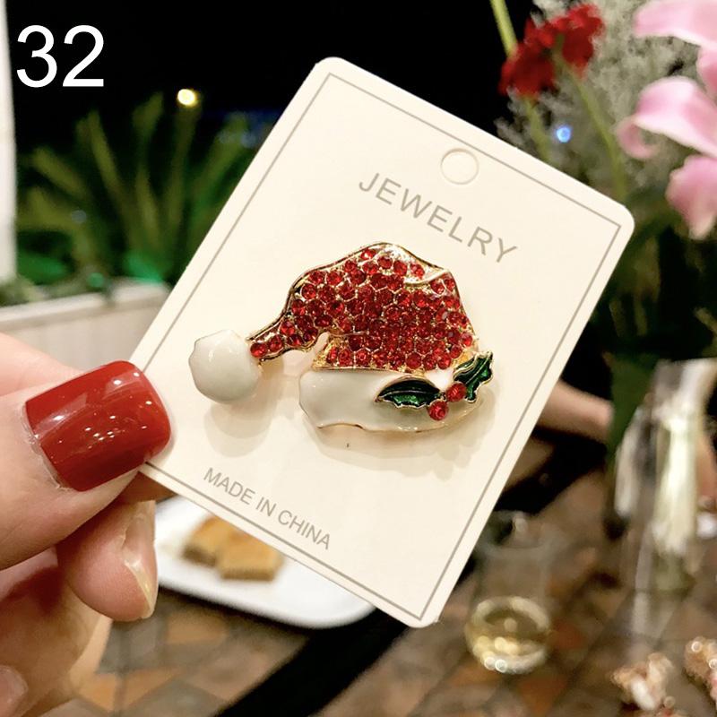 1 шт., подарки для вечеринок, хрустальные рождественские коллекции, брошь, булавки, ювелирные украшения, свадебные аксессуары