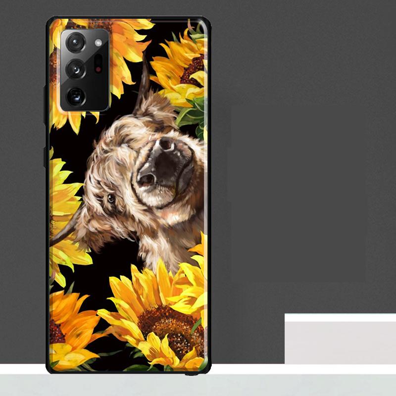 Highland Cows Case For Samsung Galaxy S25 S24 S23 Ultra S9 S10 S20 S21 S22 Plus S23 FE S25 FE Phone Cover