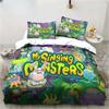 3D Print My Game Singing Monsters Bedding Sets Comforter Quilt Bed Cover Duvet Cover Pillow Case Sets Kids Adult Size