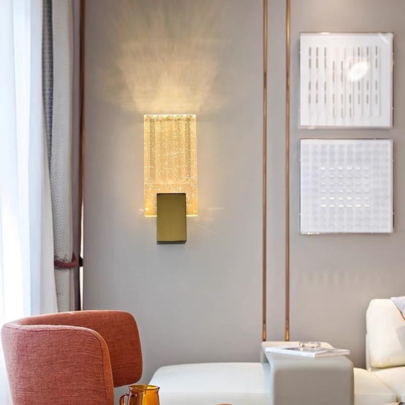 Современный светодиодный роскошный настенный светильник из нержавеющей стали с кристаллами для гостиной, телевизора, спальни, мебели, интерьера кабинета, светильника Бра