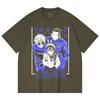 230 Gsm 100% Cotton Jujutsu Kaisen V54 Print Unisex Heavy Cotton T Shirt