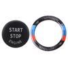 Кнопка Start-Stop Двигателя Запасная Крышка+Кольцо Черный Подходит для BMW E90 E92 E93 2009-2012