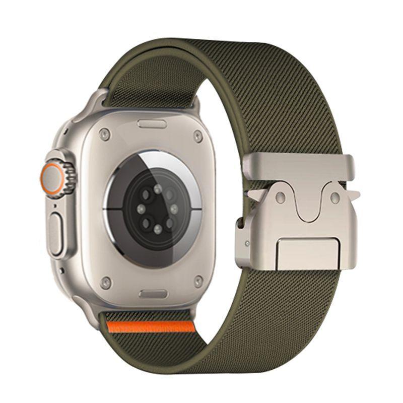 Парашютные ремешки для Apple Watch ultra 2 Ремешок 49мм 45мм 46мм 44мм 42мм 40мм 41мм ремешок Браслет IWatch Серия 11 10 9 8 7 6 5 4 3 2 SE Ultra 3