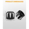 PBYMT Черная крышка гайки передней оси CNC алюминий Совместима для Harley Davidson Touring Road King Street Glide Electra Glide Softail Sportster Iron