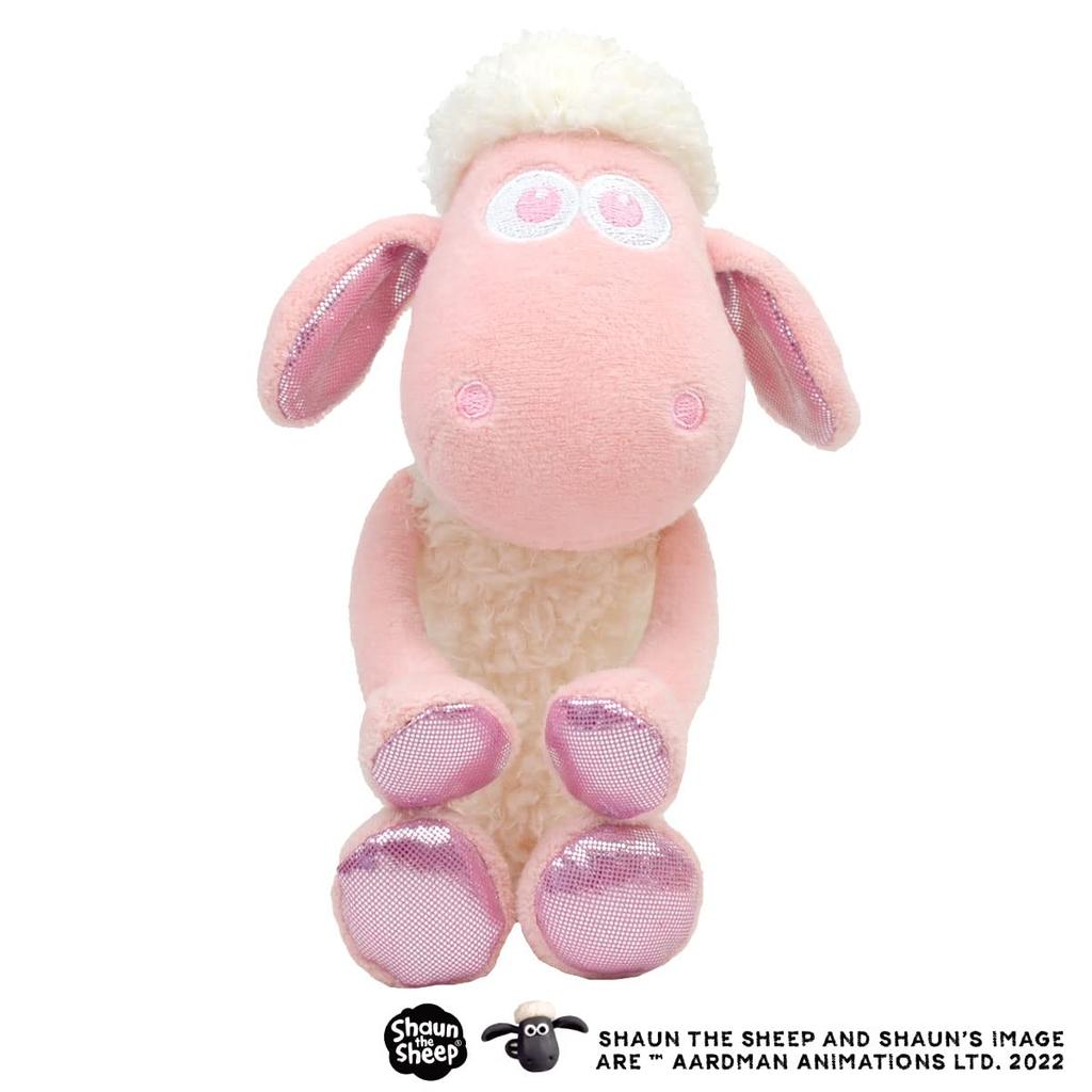 Plush Shaun the Sheep 25cm Limited Color 15th Anniversary [NICI] Pink/Glitter