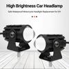 2/3Pcs Motorcycle Spotlight High Brightness Wide Angle Waterproof LED Aluminum Headlight Long Service Life Headlight