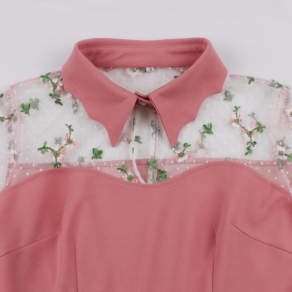 Женские ретро-готические свободные платья с вышитыми развевающимися рукавами и вырезом в форме сердца Платье на Хэллоуин Вечерняя коктейльная вечеринка Повседневная одежда Одежда для особых случаев S-4XL