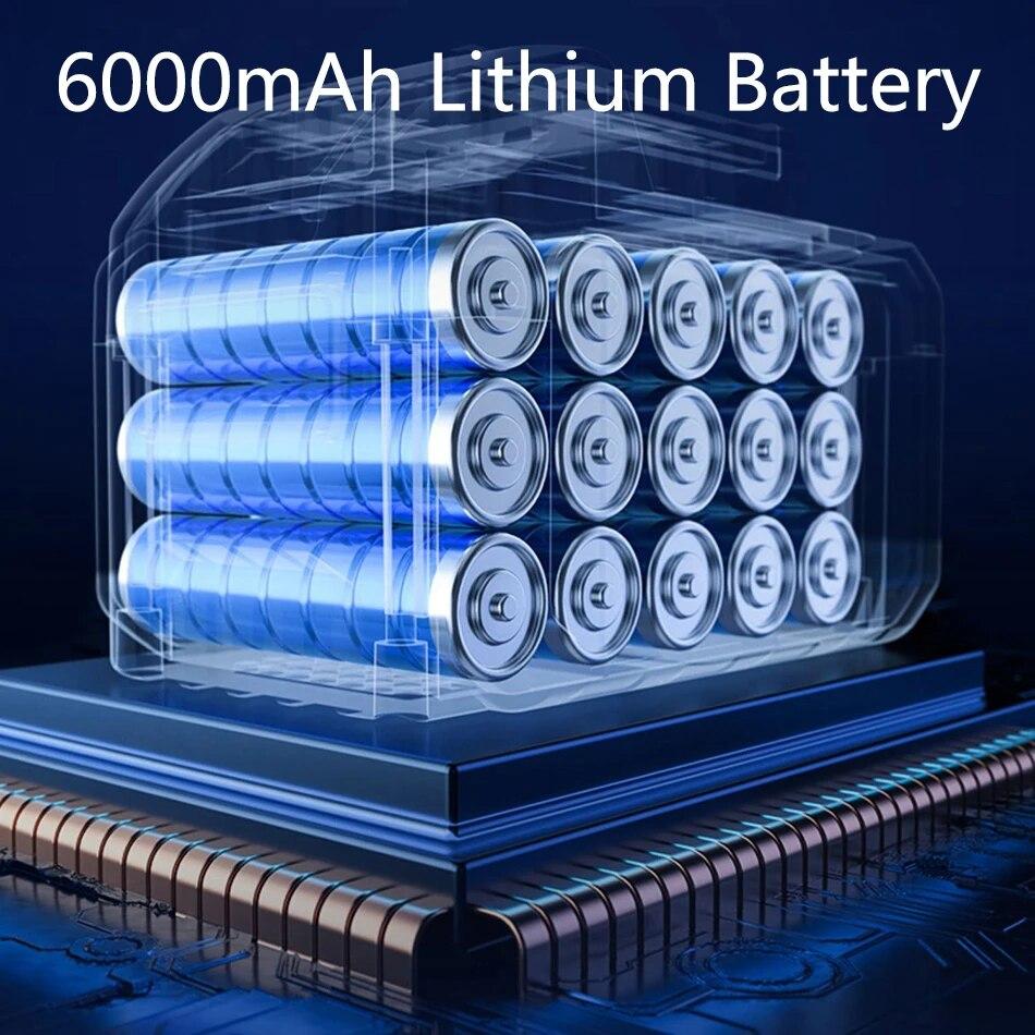 Беспроводной автомобильный пылесос 200000Pa, беспроводной ручной пылесос-робот, домашний автомобильный пылесос двойного назначения с большим всасыванием, бесщеточный двигатель