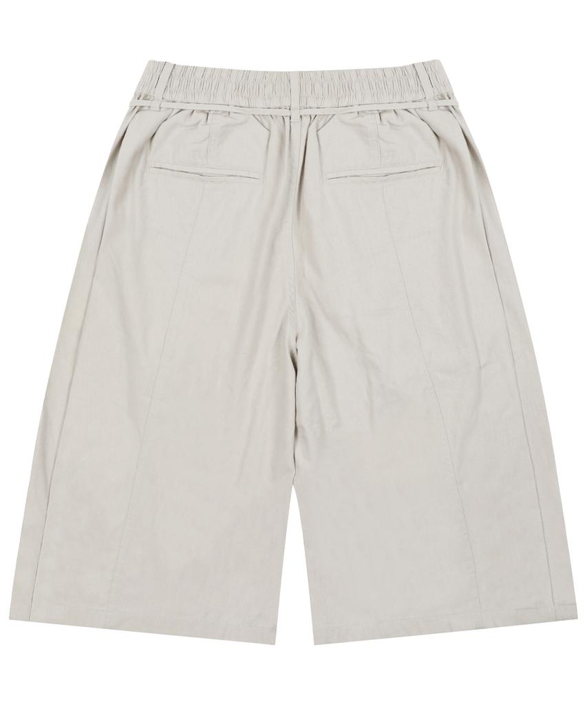 XTONZ Xp294 Linen Balloon Half Pants (Oatmeal)
