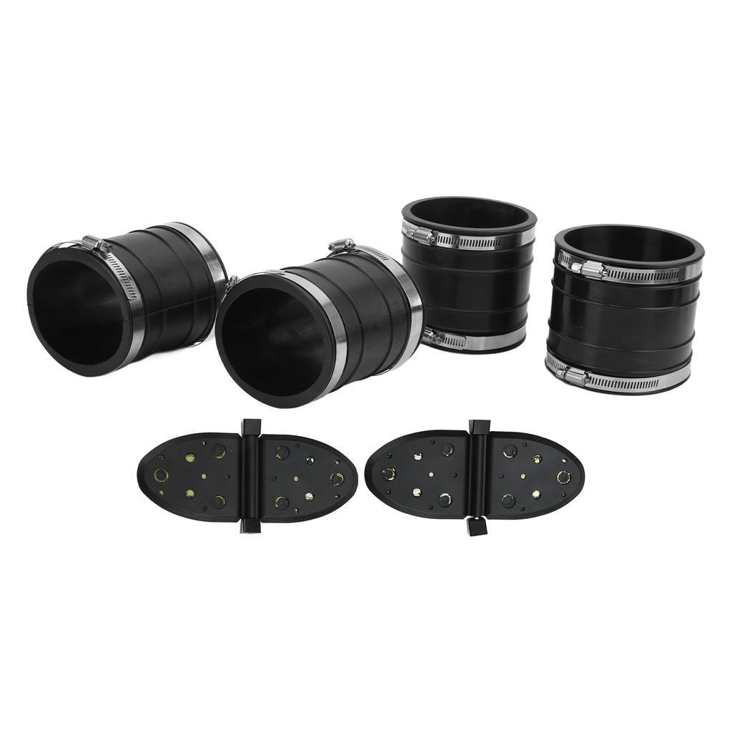 Комплект шлангов-гофр выхлопной системы Y-образный с заслонкой водяной заслонки нижняя верхняя 32‑14358T Замена для двигателей Mercruiser V6 V8