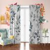 2 шт. - Украшение штор цветочным принтом, спальня, гостиная, кабинет, личное пространство