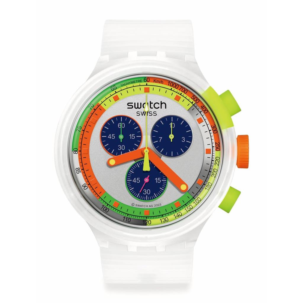 Часы SWATCH NEON JELLY SB02K100 Прозрачные [Swatch]