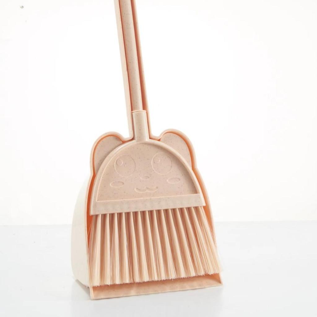 Children's Mini Broom & Dustpan Set - Soft Bristle Sweeping Toys for Toddlers