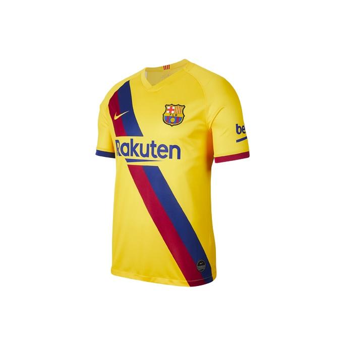 Nike Футбольная майка FC Barcelona Vapor Away Fans Edition сезона 2019/20, мужская футболка желтого цвета AJ5531-728