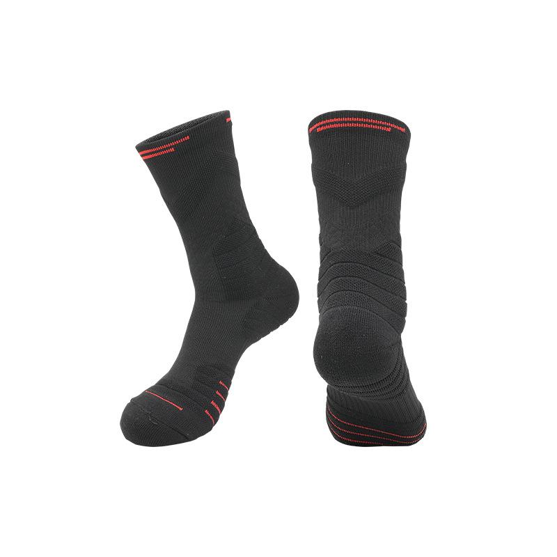 Adult Basketball Socks Actual Training Socks Children Towel Bottom Sweat Absorbing Shock Non-Slip Sports Socks Men