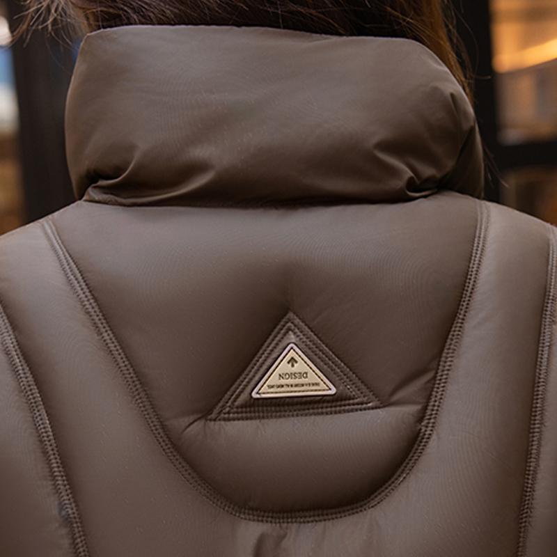 Модные женские зимние пальто больших размеров Элегантные свободные теплые короткие парки Женская куртка