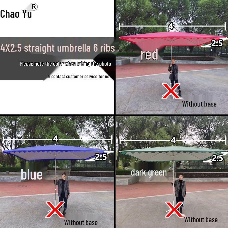 Складной уличный коммерческий солнцезащитный зонт с наклоном и козырьком