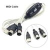 Line MIDI Interface for Keyboard PC USB IN-OUT Converter MIDI To USB Cable Drum Adapter MIDI Cable