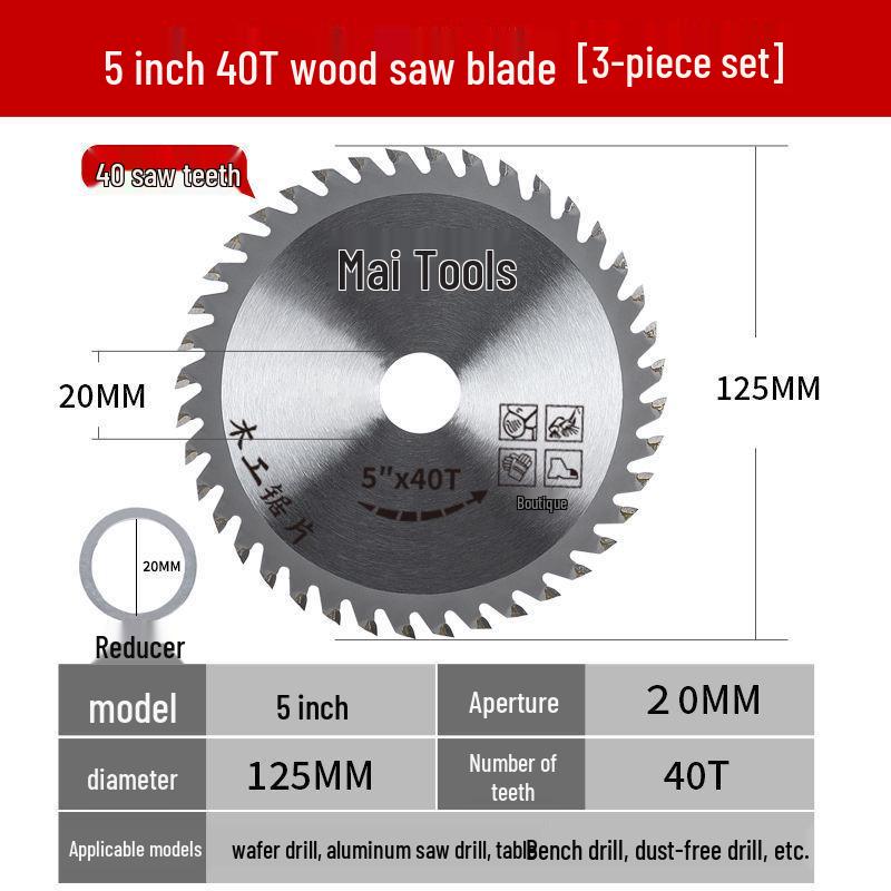 High Hardness Aluminum-Wood Dual-Purpose Saw Blade with Sharp Alloy Teeth for Woodworking and Ecological Boards
