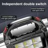 Multifunctional Solar Lamp Dual Lights Hand Searchilight Portable Outdoor Lantern Waterproof Solar Lights Powerful Work Lamp