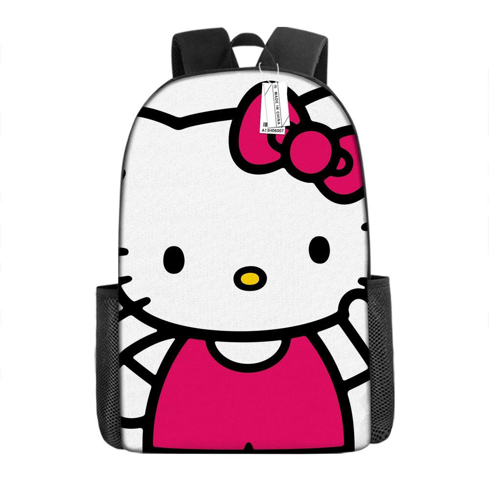 Мультяшный рюкзак Hello Kitty Школьная сумка Ello Kitty Рюкзак с цифровой печатью