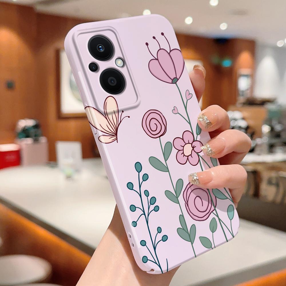 Все включено Пленка Чехол для телефона Мультяшный Модный дизайн Жесткий Чехол Полная защита Защита камеры для OPPO A60 A96 Reno12 Realme C53 C75