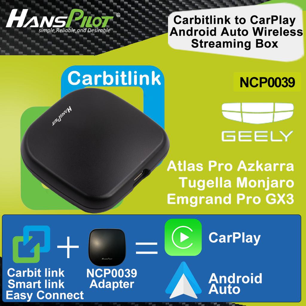 NCP0039 Geely Monjaro Tugella Atlas Pro Emgrand Pro GX3 Azkarra carbitlink адаптер easy connect Для CarPlay Android Auto NCP0036